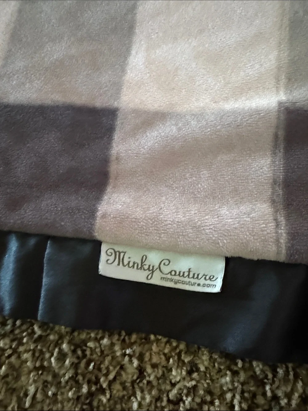Minky Couture blanket